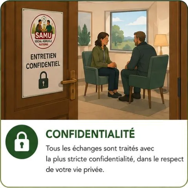 Confidentialité : échanges traités avec la plus stricte confidentialité