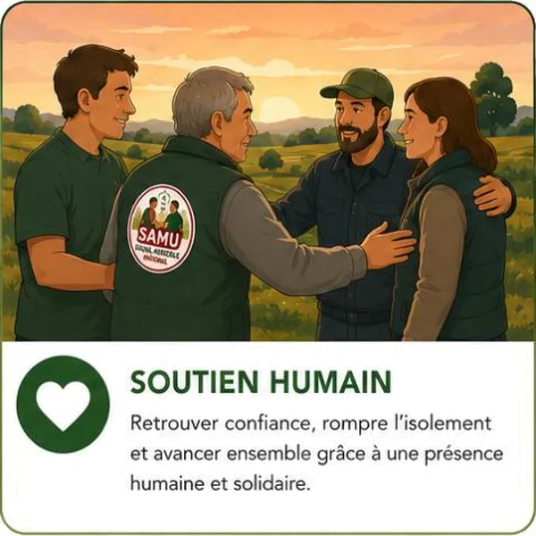 Soutien humain : retrouver confiance et rompre l'isolement