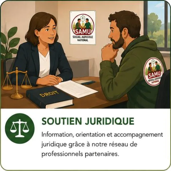 Soutien juridique : information et accompagnement juridique